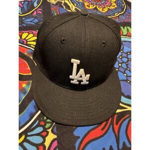 Los Angeles Dodgers Black sports baseball flex fit 7 5/8